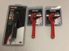 Three (3) Ridgid Plumbing Items Telescoping Basin Wrench & 1.5 Abs Pipe Cutter New. Price: $60.00.