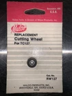 Malco Cutting Wheel For TC127/TC174 Tube Cutter RW127 New. Price: $8.00.