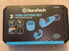 Duratech 3-PIECE Pipe Cutter Set, Tubing With Derubbing Tool, Mini New. Price: $45.00.