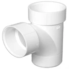 Charlotte Pipe Pvc 004030800 Sch Sanitary Tee 2 Spigot X Hub Dia. In. New. Price: $11.40.