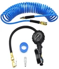 Yotoo Recoil Air Hose Kit With Tire Inflator Gauge, 1/4" Industrial Quick Cou... New. Price: $47.85.