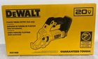 Dewalt DCE180B 20V Max Cordless Plastic Tubing Cutter (tool Only) New. Price: $202.00.