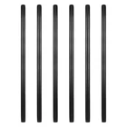 Geilspace 6 Pack 3/4" X 48" Pre-cut Black Metal Pipe, Industrial Steel Fits S... New. Price: $65.04.