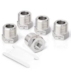 Taisher 2PCS Forging Of 304 Stainless Steel Reducer Hex Bushing, 1/2" Male Np... New. Price: $18.31.