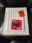 Everbilt 10 In. X 8 Aluminum Adjustable Curved Blade Wall/ceiling Register Open. Price: $30.00.