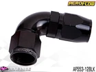 Aeroflow Black One Piece Cutter Full Swivel 90 Hose End -12AN AF553-12BLK Brand. Price: $53.93.