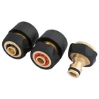 Draper Brass And Rubber Hose Pipe Connector Set Piece 1/2" 3/4" Taps 24529 New. Price: $48.61.