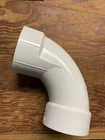 Charlotte Pvc Sweep Pipe Fitting Elbow Schedule 40 White 3" Long 1/4" Bend New. Price: $5.99.