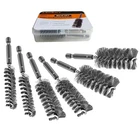 6PCS Wire Bore Brush For Drill 1/2 3/4 Stainless Steel Copper Pipe Cleaner New. Price: $17.80.