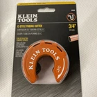 Klein Tools (50056) 3/4-INCH C-style Copper Tubing Cutter Same Day Shipping! New. Price: $16.99.