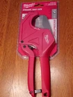Milwaukee 1-5/8 Inch Ratcheting Pipe Cutter 48-22-4210 New Package.. Price: $48.77.