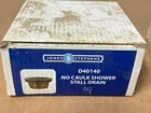 2-PACK Jones -stephens D40140 Caulk Shower Stall Drain Nos Open. Price: $25.00.
