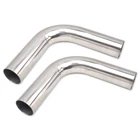 Bigreat Od Inch (89MM) Bend 3.5''-90 DEGREE-2PC, Silver New. Price: $69.66.