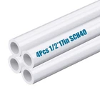 Joyfolk Pcs 1/2 Inch Pvc 16" Long White SCH40 Industrial Pipes, Gr... New. Price: $23.91.