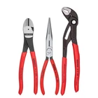 Knipex 002008US2 3 Pc Universal Pliers Set Cobra Diagonal Cutter Long Nose New. Price: $115.45.