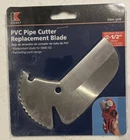 Keeney Plumb Pak #K840-102B Pvc Pipe Cutter Replacement Blade 1/2 New. Price: $8.95.