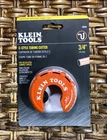 Klein 50056 3/4" C-style Copper Tubing Cutter (new Sealed). Price: $16.95.