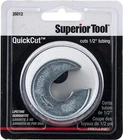 New Superior Tool 35012 1/2-INCH Quickcut Easy Use Tubing Cutter. Price: $14.95.