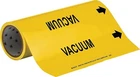 Brady 15596 Roll Form Pipe Markers, B-946, 12" X 30', Black On Yellow Pressure New. Price: $35.99.