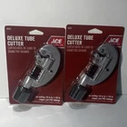 Ace Deluxe Tube Cutter 45222 For In To 1-1/8 Copper Pvc Pipes Pack Of New. Price: $17.59.