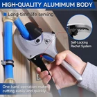 Icrimp Adjustable Pvc Pipe Cutter Cuts Up To 2-1/2", Heavy-duty Aluminum Ratc... New. Price: $31.95.