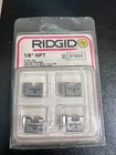 Ridgid 1/8" Npt Alloy Steel Pipe Dies 37855 New. Price: $27.00.