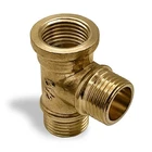 Pipe Tee Female X1/2" Fittings Connector Brass Npt New. Price: $16.55.