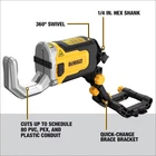 Dewalt Impact Connect Pvc/pex Pipe Cutter Attachment #dwapvcir New. Price: $125.99.