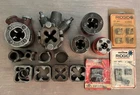 Lot Of Pipe Threading Tools Heads Dies - Ridgid Craftsman Evans Mfg Plumbing Used. Price: $99.00.