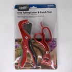 New Orbit 67758 Red Drip Tubing Cutter & Punch Tool Kit - Stainless Steel Blade. Price: $16.00.