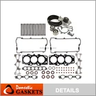 Head Gasket Set Timing Belt Kit Water Pump Fit 01-03 Hyundai Kia G6BA New. Price: $189.28.