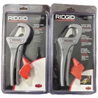 2 -ridgid PC-1375ML 1/8" To 1-3/8" Pvc And Pex Cutter W/ Multi-layer Adapter New. Price: $44.95.