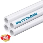 Joyfolk Pcs 1/2 Inch Pvc Pipe 16" Long White SCH40 New. Price: $26.59.