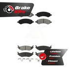 Front Rear Semi-metallic Brake Pads Kit For 2011-2018 Ram 1500 With Lug Wheels New. Price: $51.52.