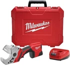 New Milwaukee 2470-21 M12 Volt Cordless Vsr Pvc Pipe Shears Cutters Kit Sal. Price: $429.60.