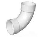 Charlotte Pipe PVC003041000 In. Hub X Dwv 90-DEGREE Long Sweep Elbow New. Price: $25.39.