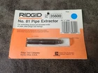 Ridgid 35600 No. 81 Pipe Extractor For 1/4" (BN394) New. Price: $19.99.