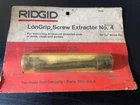 35550 Ridgid # Screw Bolt Stud Extractor For 7/16" NO.4 New. Price: $15.00.