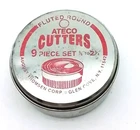 Fluted Round Ateco 9 Piece Cutters Set 3/4" To 2 Used. Price: $7.50.