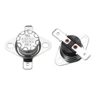 Uxcell 2 Pcs KSD301 Thermostat C/86 F 16A Normally Open N.o Adjust Silver New. Price: $11.93.