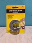 Apollo Quick Multi-pipe Tube Cutter 3/4IN Self-adjusting Corrosion-resistant New. Price: $15.88.