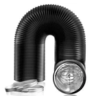 Hon&guan Air Duct 16 Long,fits Compatible 5-INCH X Ft, Black New. Price: $27.46.