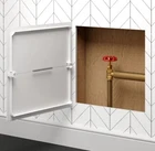 Jones Stephens A06014 Spring Loaded Access Panel - White New. Price: $23.99.