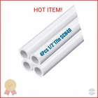 Joyfolk Pcs 1/2 Inch Pvc 16" Long White SCH40 Industrial Pipes, Green New. Price: $22.69.