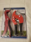 Orbit Pvc/poly Pipe Cutter Combo Set 2 Value Pack Red Cuts 1, 1-1/4IN New. Price: $15.99.