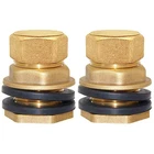 Joywayus 2SET Brass Bulkhead Kit 1/2" X 3/8" FEMALE-2PCS, New. Price: $27.37.