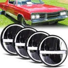 3/4'' 5.75" Round White Led Headlights 4PCS H4 Hi/lo Beam Drl Compatible Fo... New. Price: $162.15.