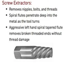 Stone Tools ST-394 Pipe Nipple Extractor 1/4" Durable Lightweight New. Price: $20.56.