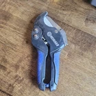 Kobalt 1-1/4 Inch Ratcheting Pvc Pipe Cutter Tool Used. Price: $16.99.