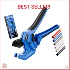 Ezuvita Ratchet Pvc Pipe Cutter, Cuts Up To 3", Heavy-duty Aluminum Tubi New. Price: $31.05.